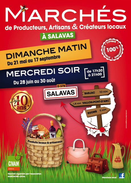 Marché de Salavas