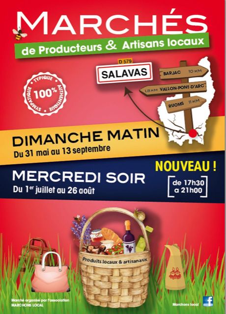 Marché de Salavas